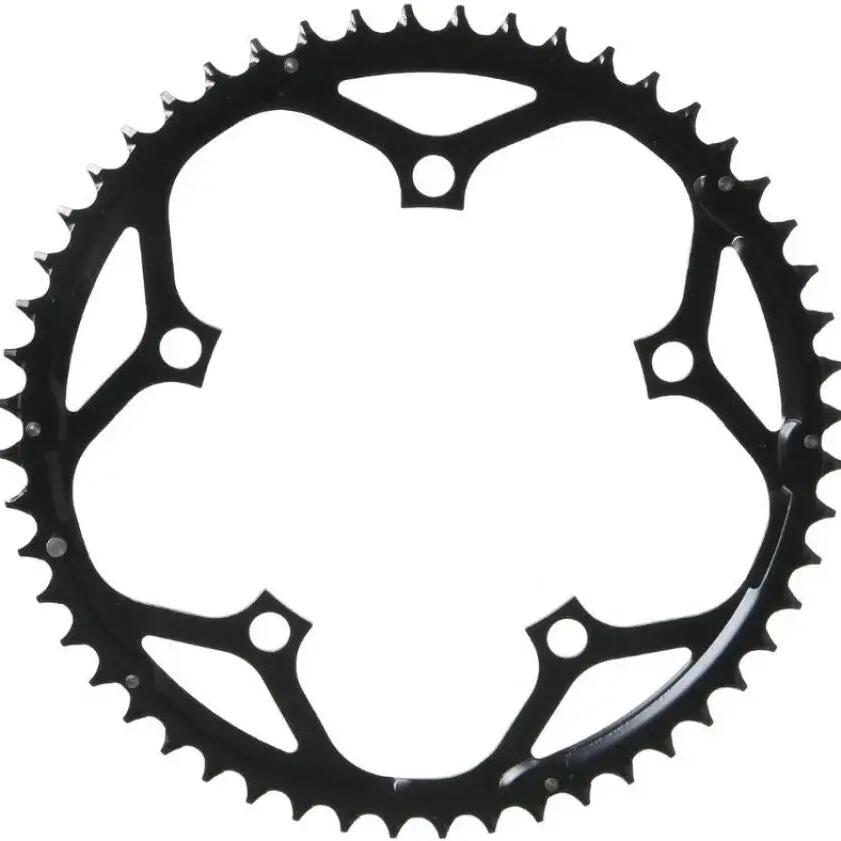 TRUVATIV Road Triple Chainring, 52T, 130 mm BCD, Steel, 5‑Arm, 10‑Speed.
