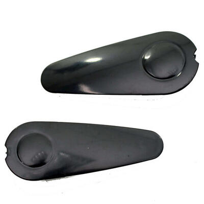 Cortina Kurbelkappe tropfenförmig schwarz