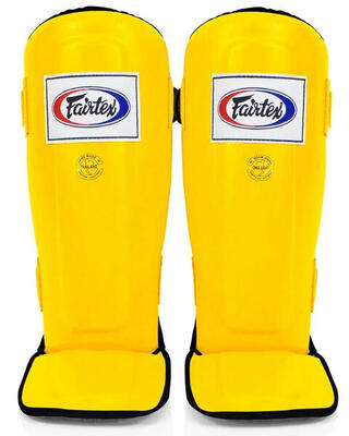Fairtex Schienbein und Spannschoner - Instep Shin Guard SP3, Gelb XL