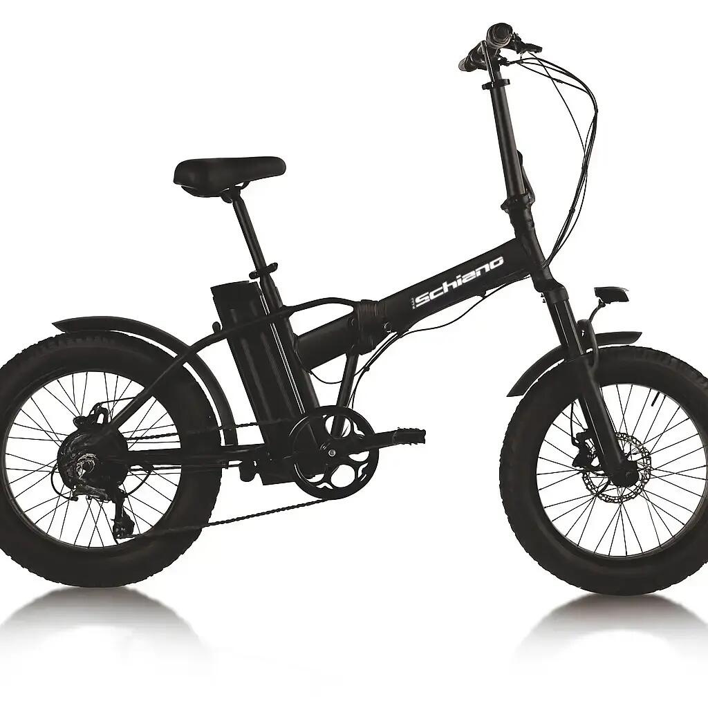 Aluminum fat bike, 48x 13Ah battery, suspension, Black