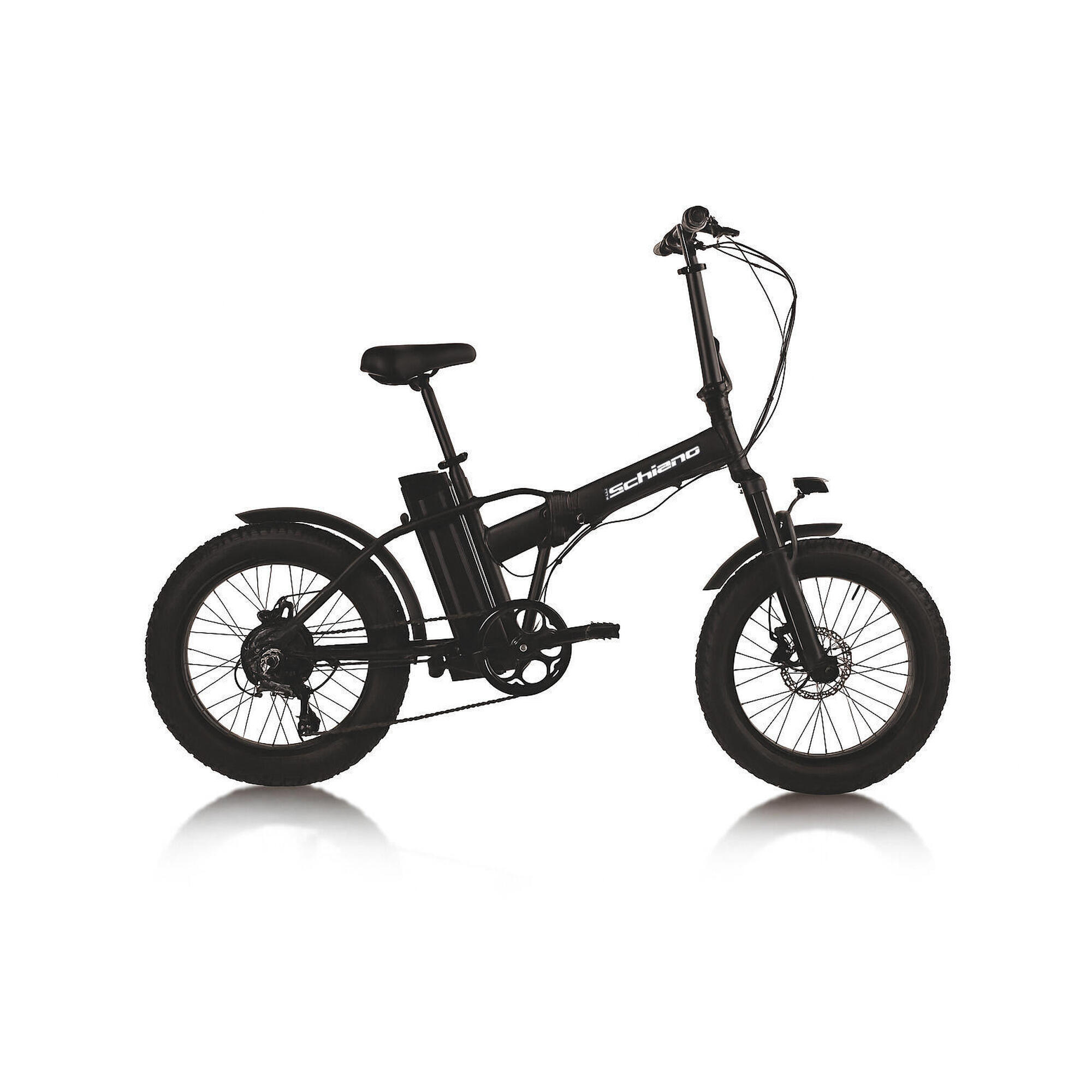 F.lli Schiano - Vtt Tout-terrain En Aluminium, Batterie 48 X 13 Ah, Suspension - Vélo Pliant - Noir - M - Wide - Decathlon