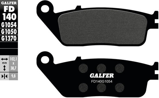 Galfer remblokken fd140 brake pad fd140 g1054 organic