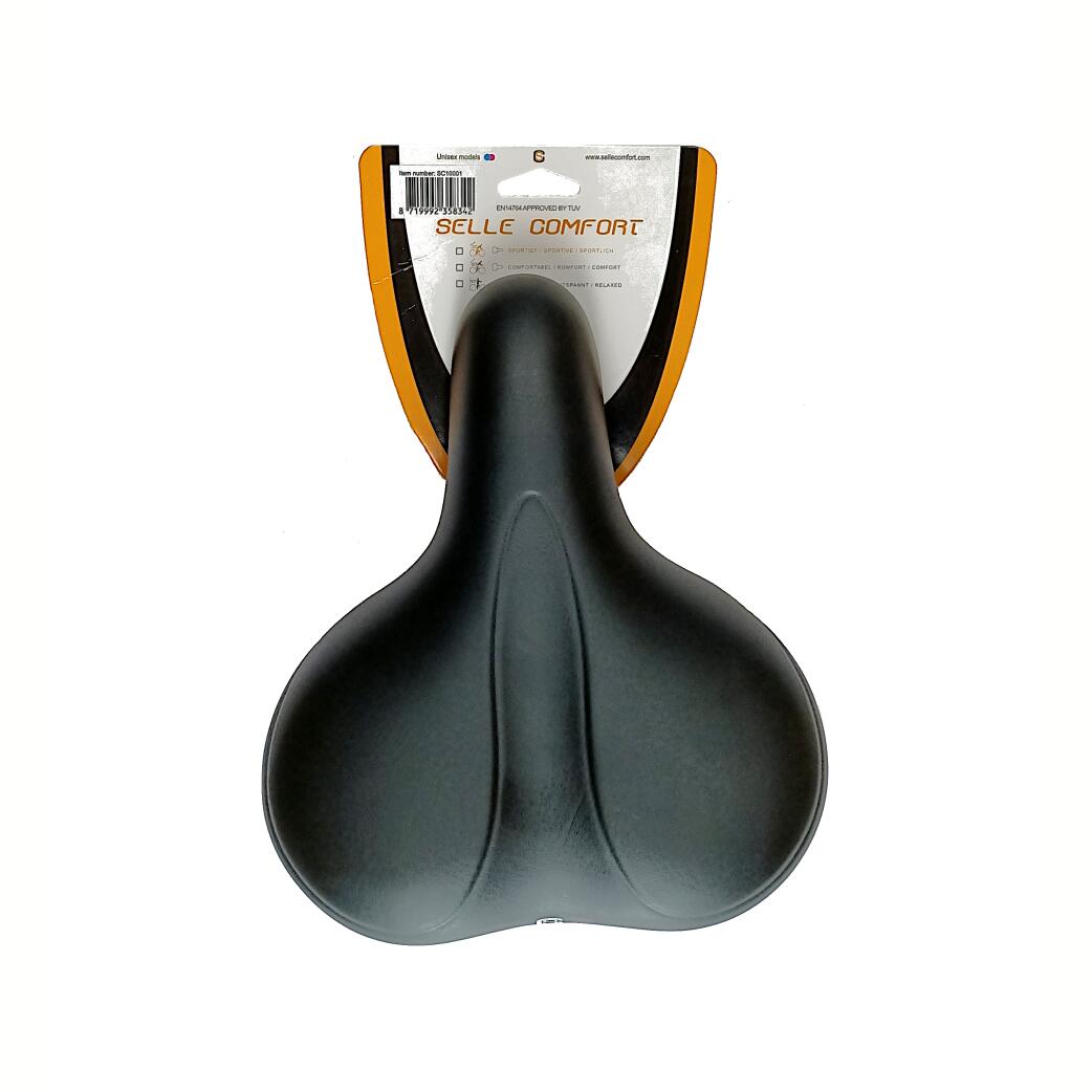 Selle Comfort - Selle Comfort Saddle E-bike Giara Soft Uni - Selle De Vélo - Noir - Decathlon