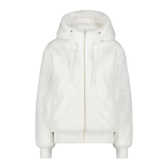 Veste à capuche en fausse fourrure femme CMP