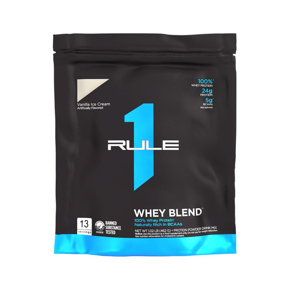 RULE1 Rule1 R1 Whey Blend (1lb) Vanilla Ice Cream - Proteine