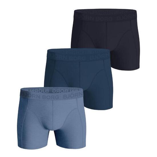 Boxershort Herren 3er Pack Figurbetont-Cotton Stretch Boxer Trunks 3P