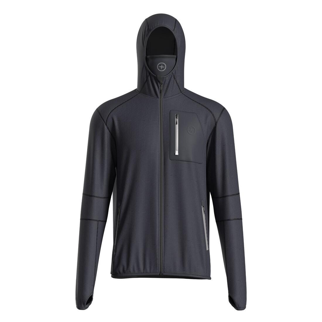 Polar z kapturem zapinany na zamek błyskawiczny Great Escapes Crater