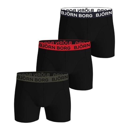 Boxershort Herren 3er Pack Figurbetont-Cotton Stretch Boxer Trunks 3P