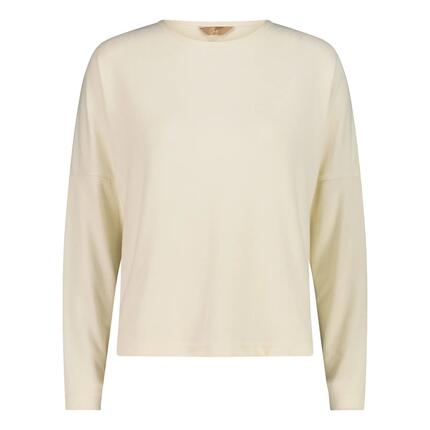 Pullover weich elastisch Damen - Woman Sweat Pullover mit U-Boot-Ausschnitt