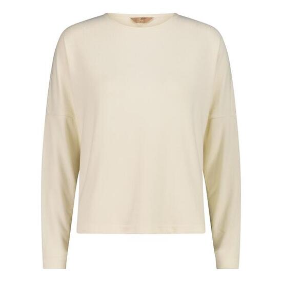 Pullover weich elastisch Damen - Woman Sweat Pullover mit U-Boot-Ausschnitt