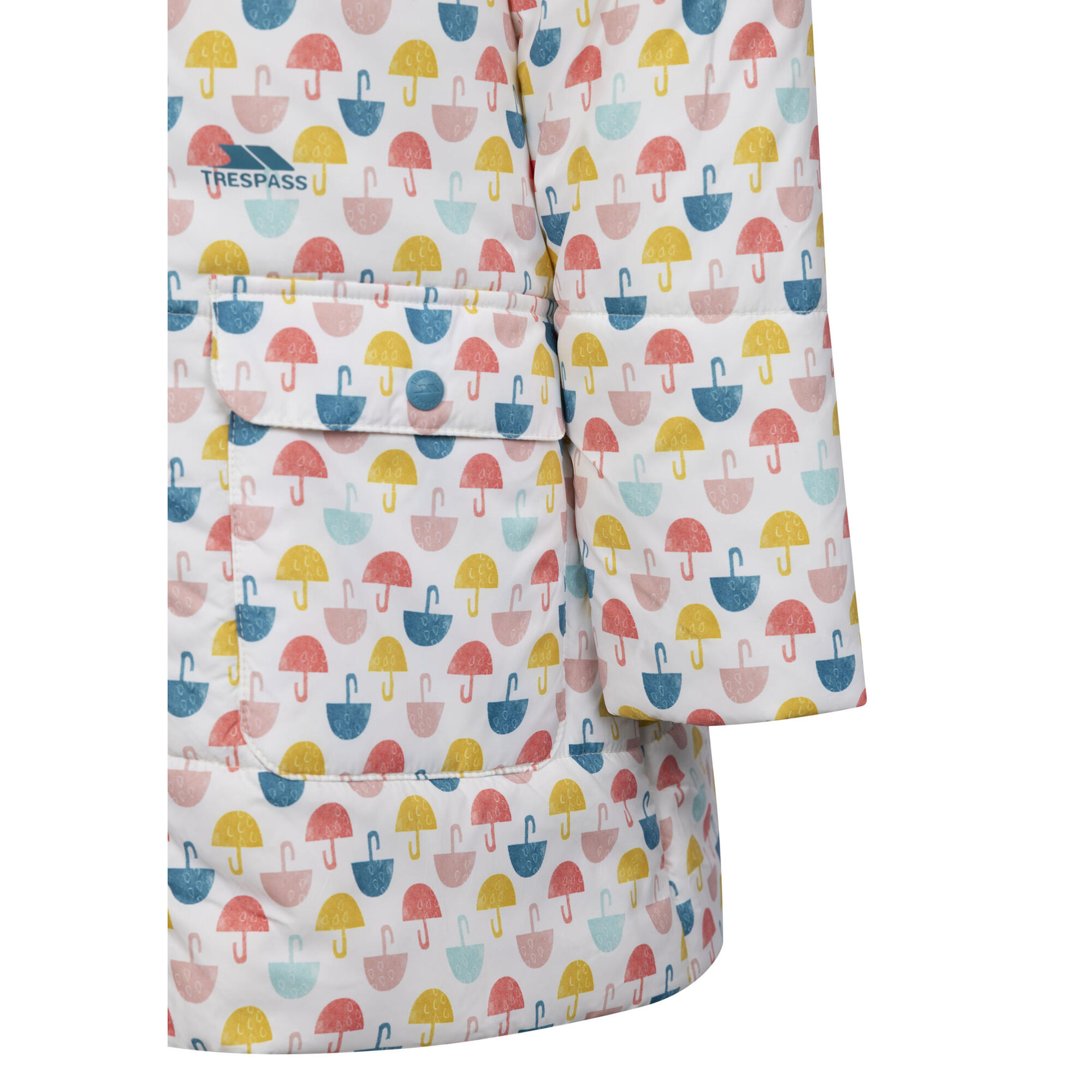 Manteau SUZZEE Fille (Blanc / Multicolore) 3/5