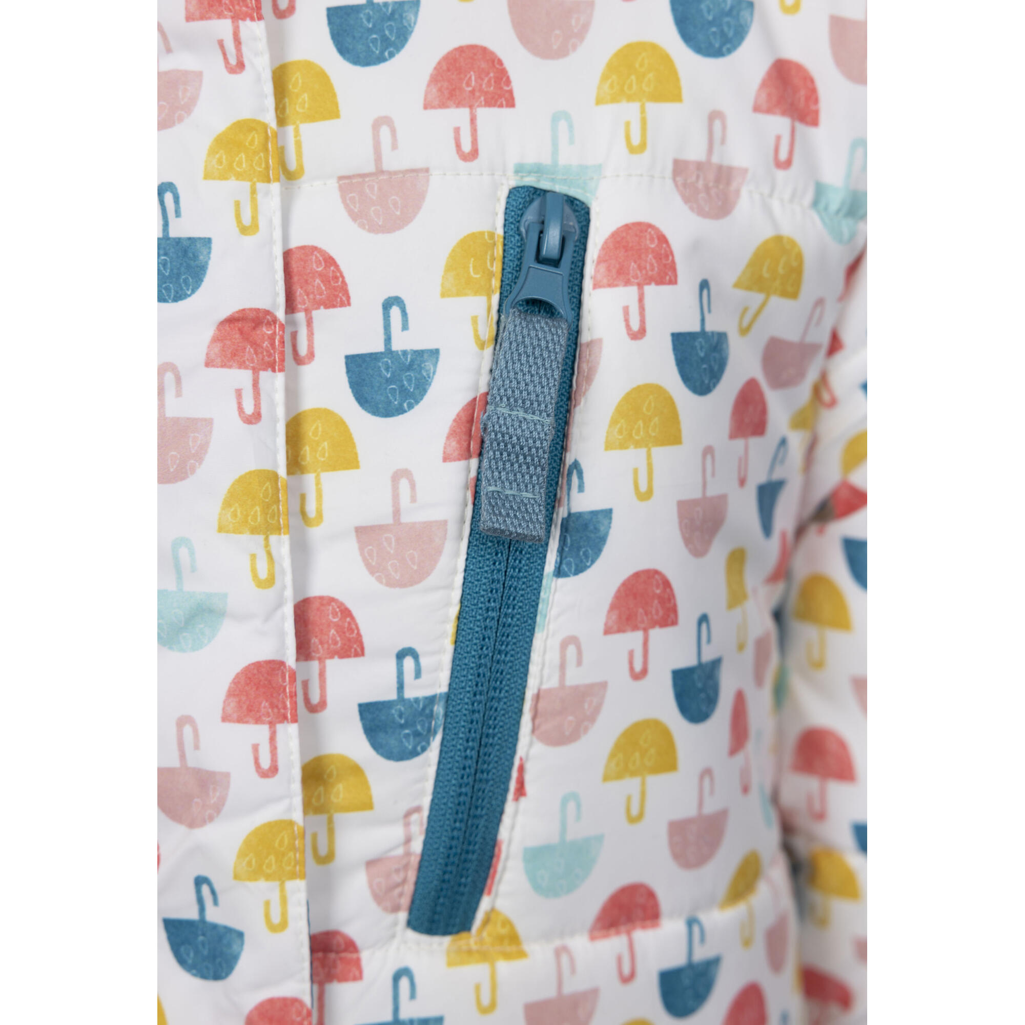 Manteau SUZZEE Fille (Blanc / Multicolore) 4/5