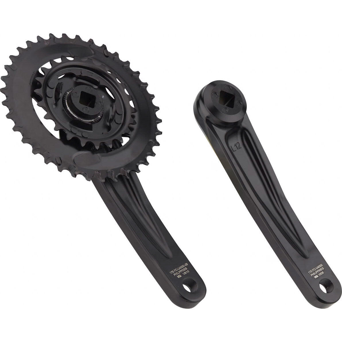Shimano pédalier queues 9 10 11v 170mm 26 40t noir oem 4/4
