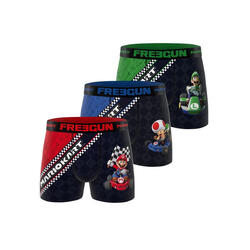 Lot de 3 boxers homme Mario Kart