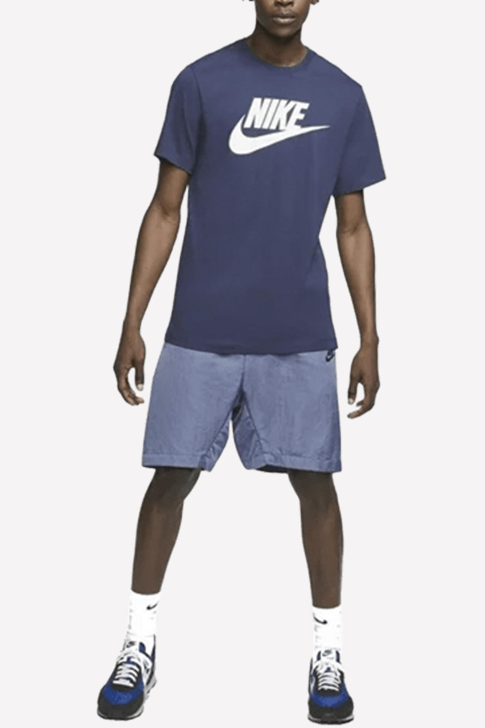 Nike Camiseta Sportswear Icon Futura Azul Marino 4/5