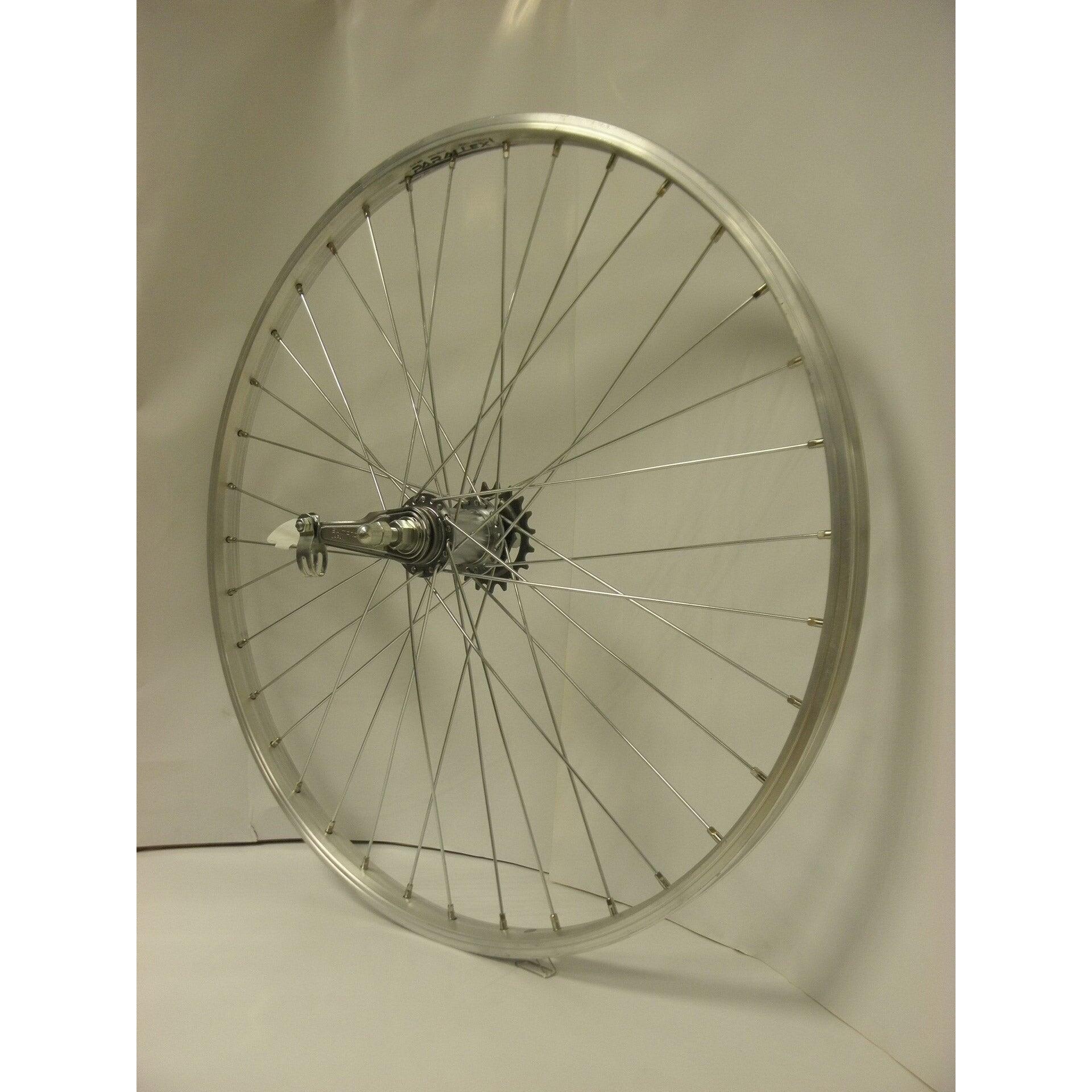 SHIMANO Ruota posteriore Shimano 26 x 1,75 (559) cerchio in alluminio Paralex argento.