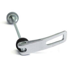 Miche jeu d'axes rapides avant+arrière Eco, aluminium 147/180 mm, argent