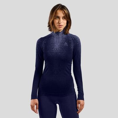 Biancheria termica Odlo BL TOP collo alto l/s zip
