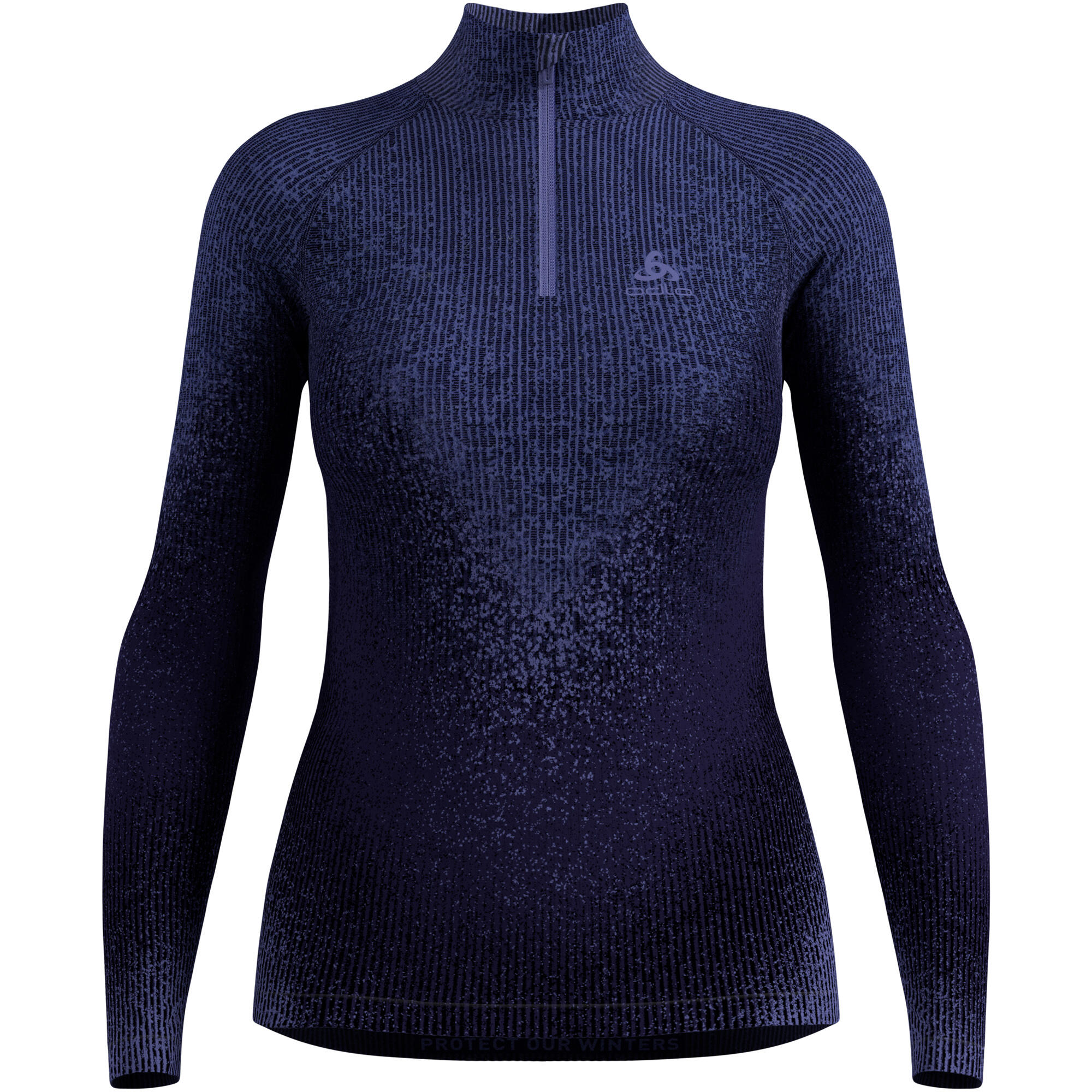 Biancheria termica Odlo BL TOP collo alto l/s zip 6/7
