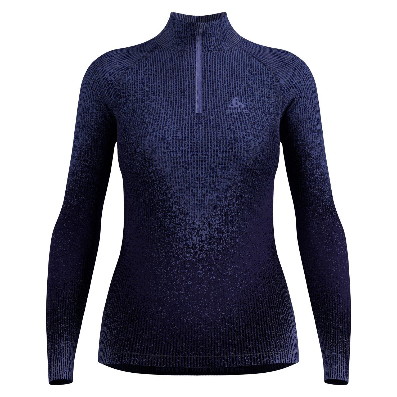 Bielizna termoaktywna z długim rękawem Odlo BL TOP turtle neck l/s half zip 4/7