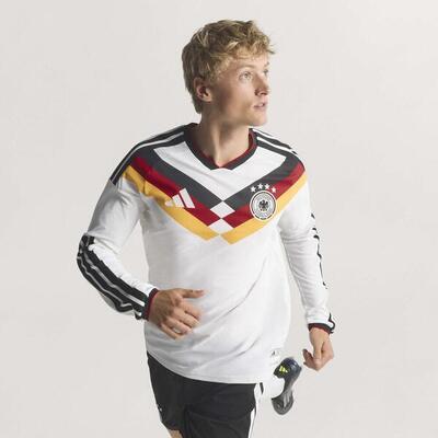 Duitsland 26 authentiek thuisshirt met lange mouwen