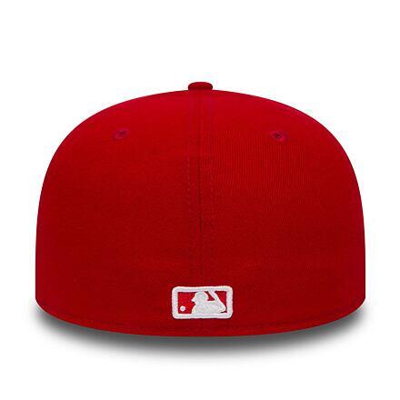 Kappe NEW ERA 5950 MLB Basic NEYYAN Scarlet/White L 3/5