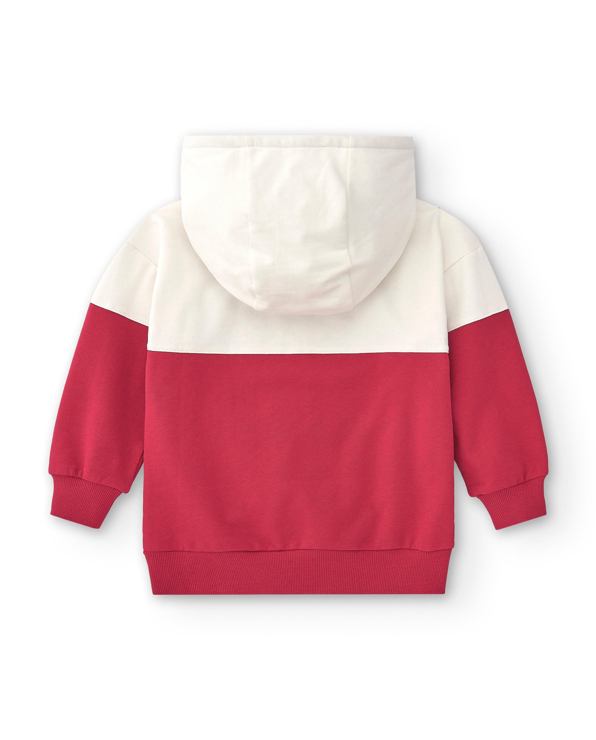 Sudadera roja de niño 3/4
