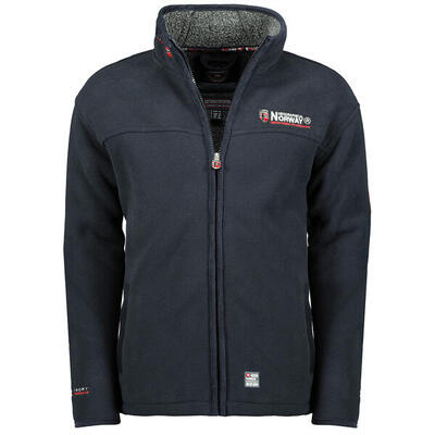 Felpa con zip e ricamo Geographical Norway Ubolt