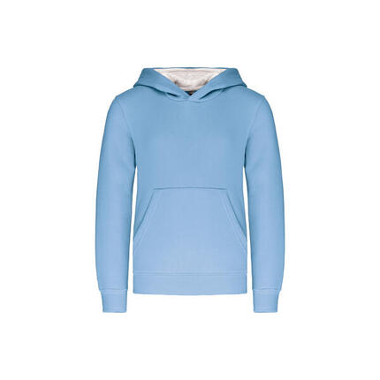 Sweatshirt à capuche enfant Kariban Contrastée