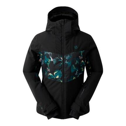 Blouson De Ski ICED Femme (Noir / Électrique)