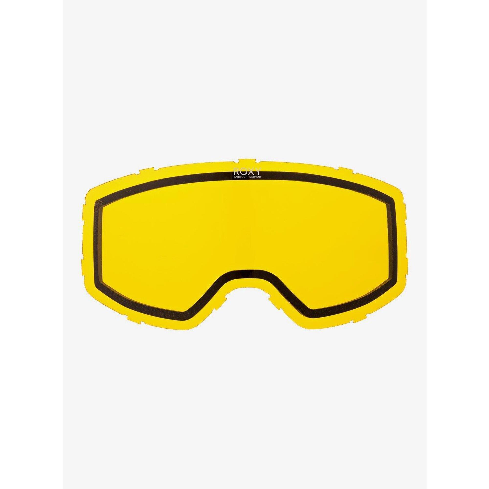 Roxy - Masque Ski/snow De Rechange Storm Jaune Femme - Masque De Ski - Jaune - Taille Unique - Decathlon