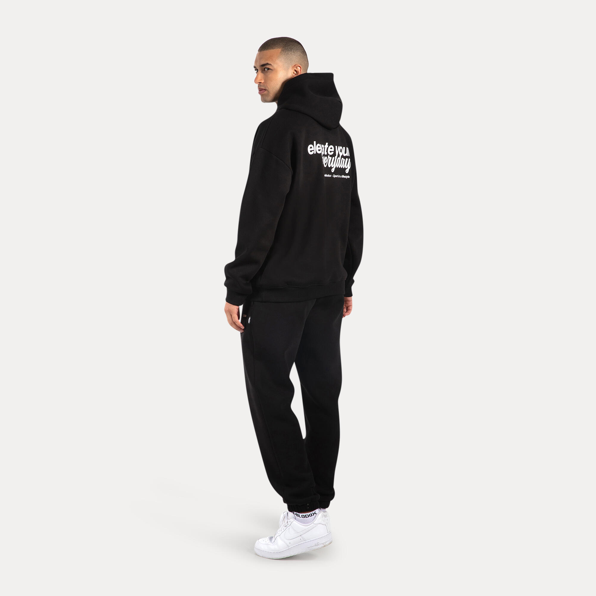 Herren Hoodie Tamio Schwarz 3/5