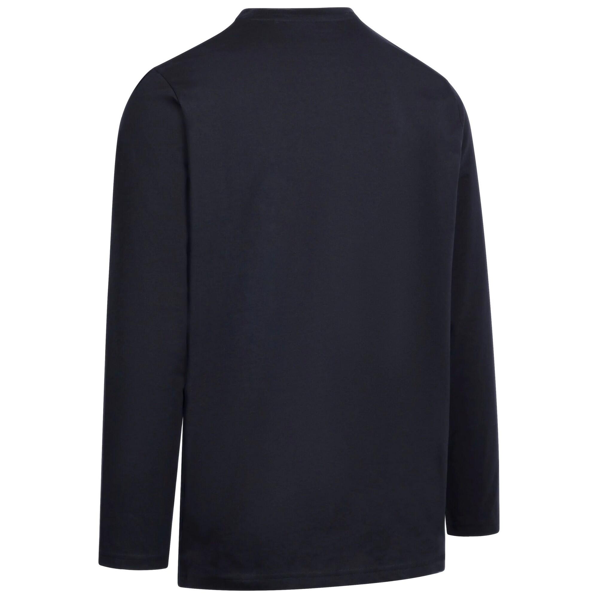 Tshirt Manches Longues Décontracté ZEPLIN Homme (Noir) 2/5