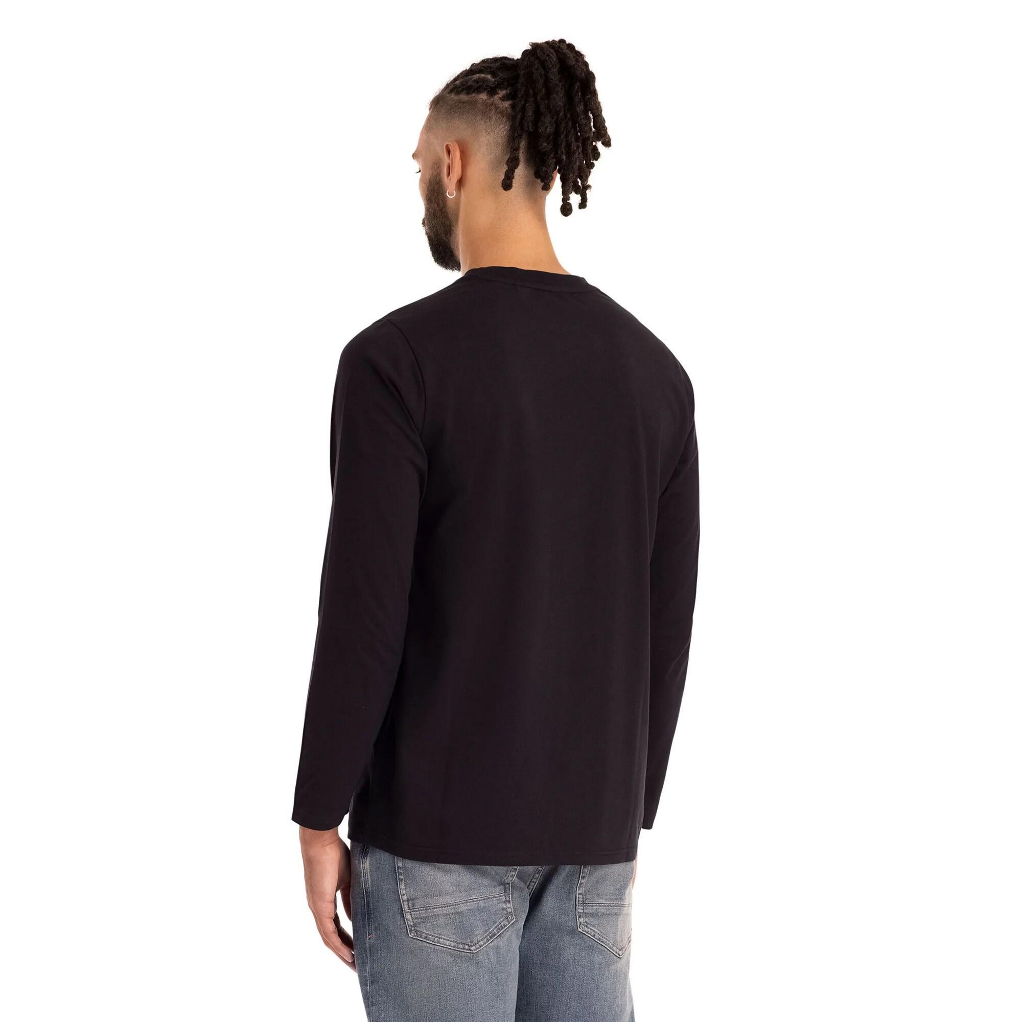 Tshirt Manches Longues Décontracté ZEPLIN Homme (Noir) 4/5