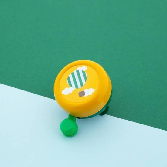 Sonnette vélo enfant Widek Explorer Ballon rêveur vert/jaune