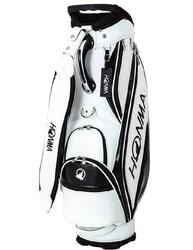 Honma Staff Bag 12496 Sac de Golf pour Chariot, Blanc/Noir