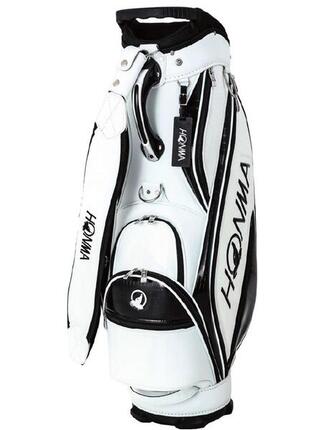 Honma Staff Bag 12496 Sac de Golf pour Chariot, Blanc/Noir