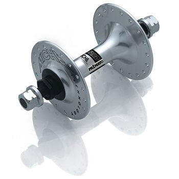 MICHE Mozzo anteriore Miche Pista 28gts flangia alta, argento.