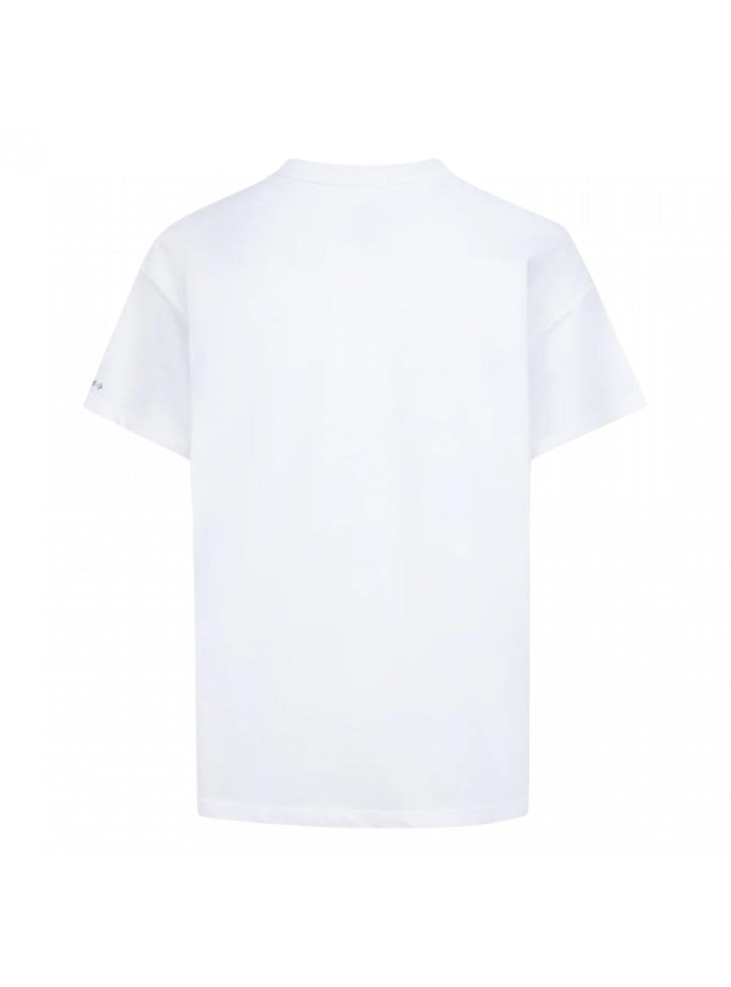 T-shirt bambina Converse oversize con stampa 4CF479-001 3/4