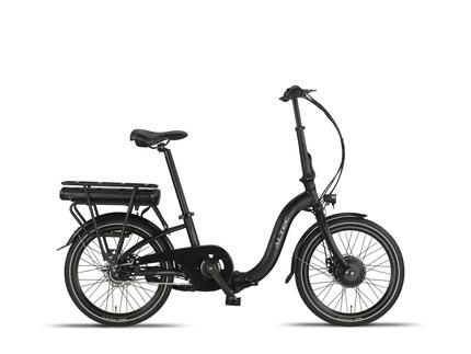 Compact Vouwfiets 20 Zoll 39 cm Unisex 7G Hydraulisch Scheibenbremse Mattschwarz