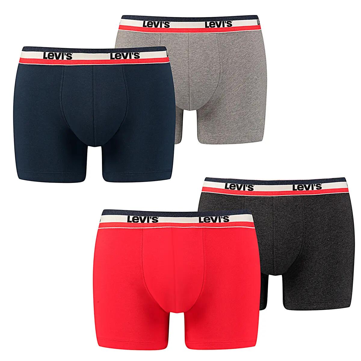 2 er Pack Levis Boxer Brief Boxershorts Men Herren Unterhose Pant Unterwäsche 3/3