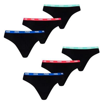 Slip weich elastisch Damen - 6er Pack Iconic Strings