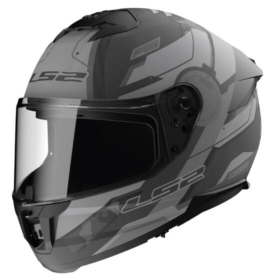 Kask integralny LS2 FF808 Stream II Shadow XL szary matowy