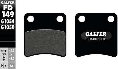 Galfer remblokken fd149 brake pad fd149 g1050 oragnic