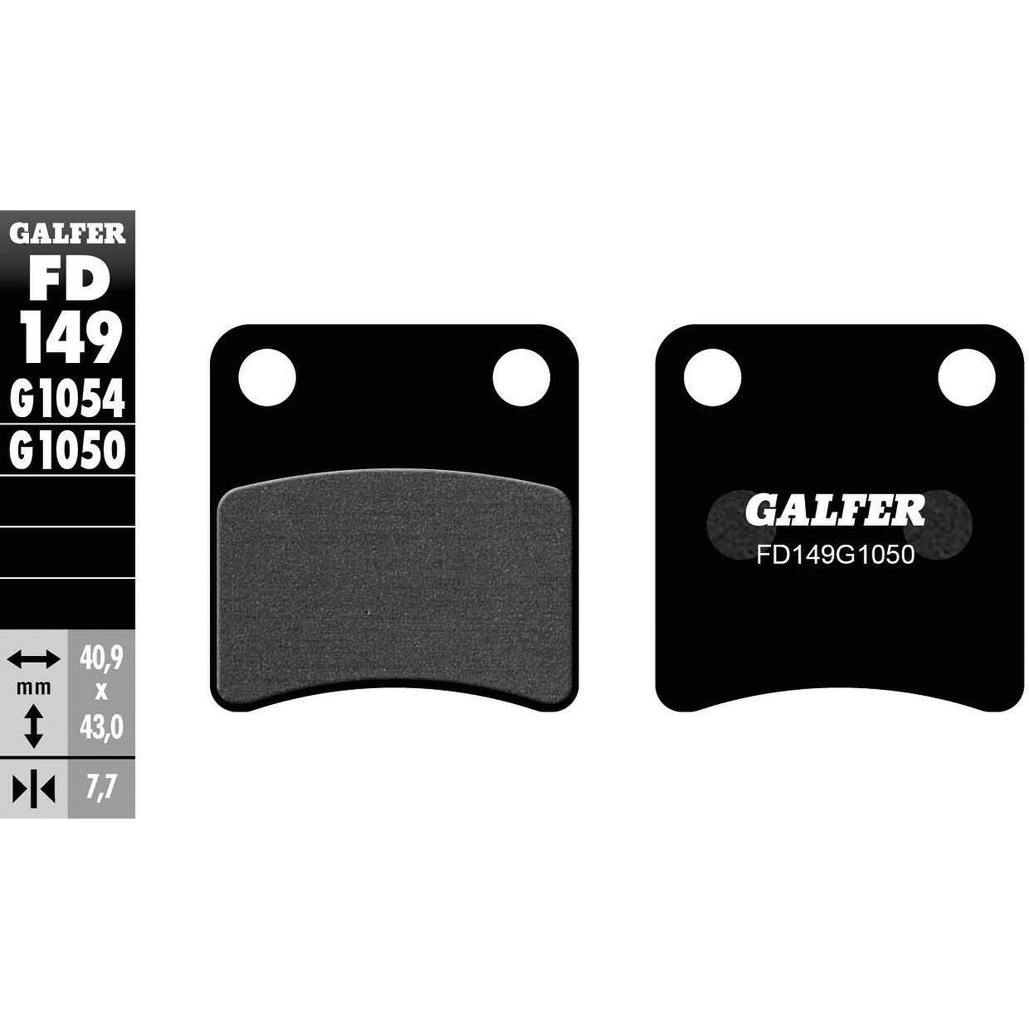 Organiczne klocki hamulcowe Galfer FD149 G1050 dla rowerów