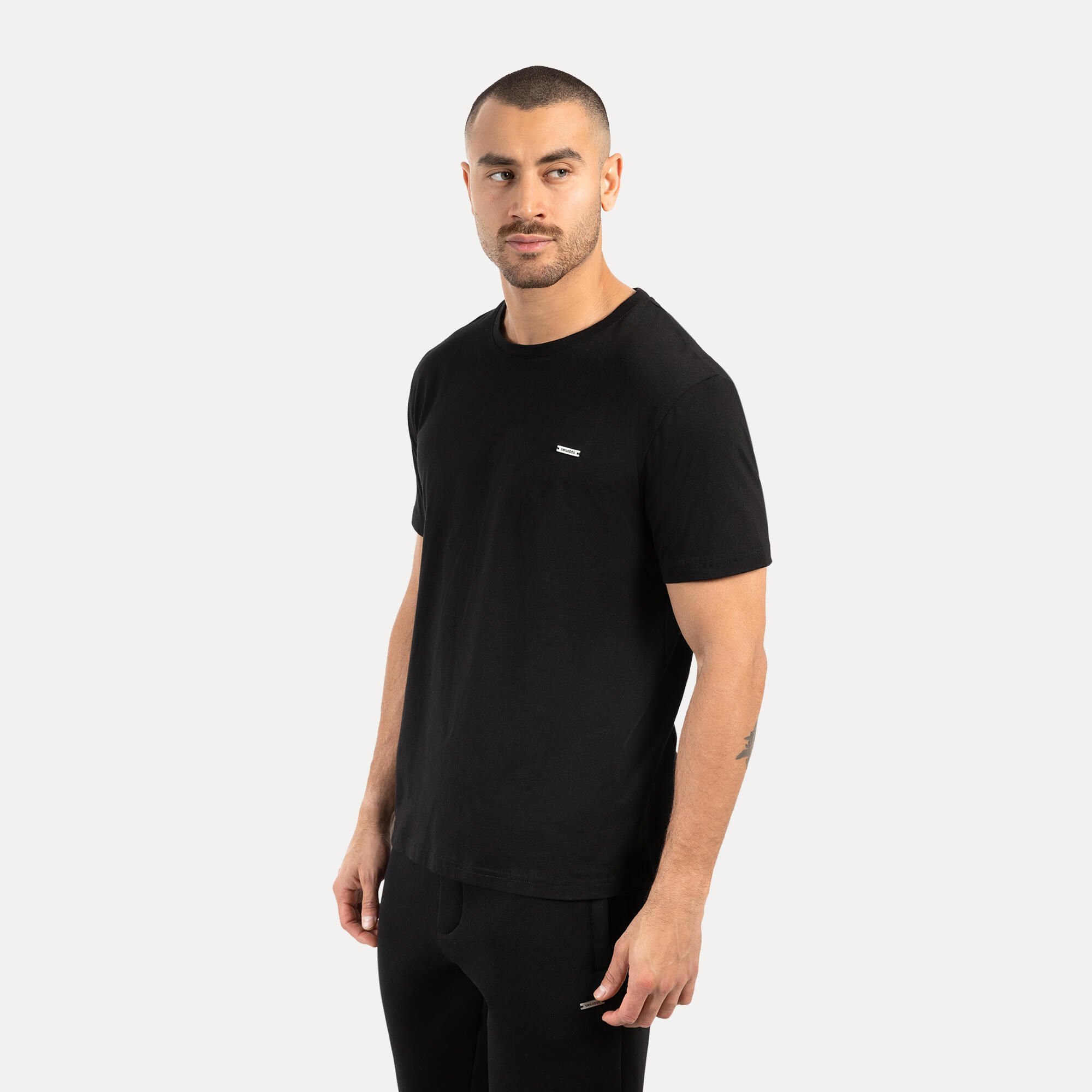 Herren T-Shirt Ilyas Schwarz 2/5