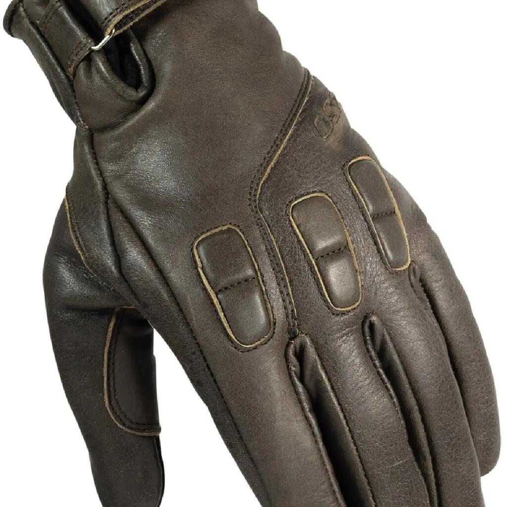 LS2 Jazz Man Cycling Gloves, Brown, Size L.