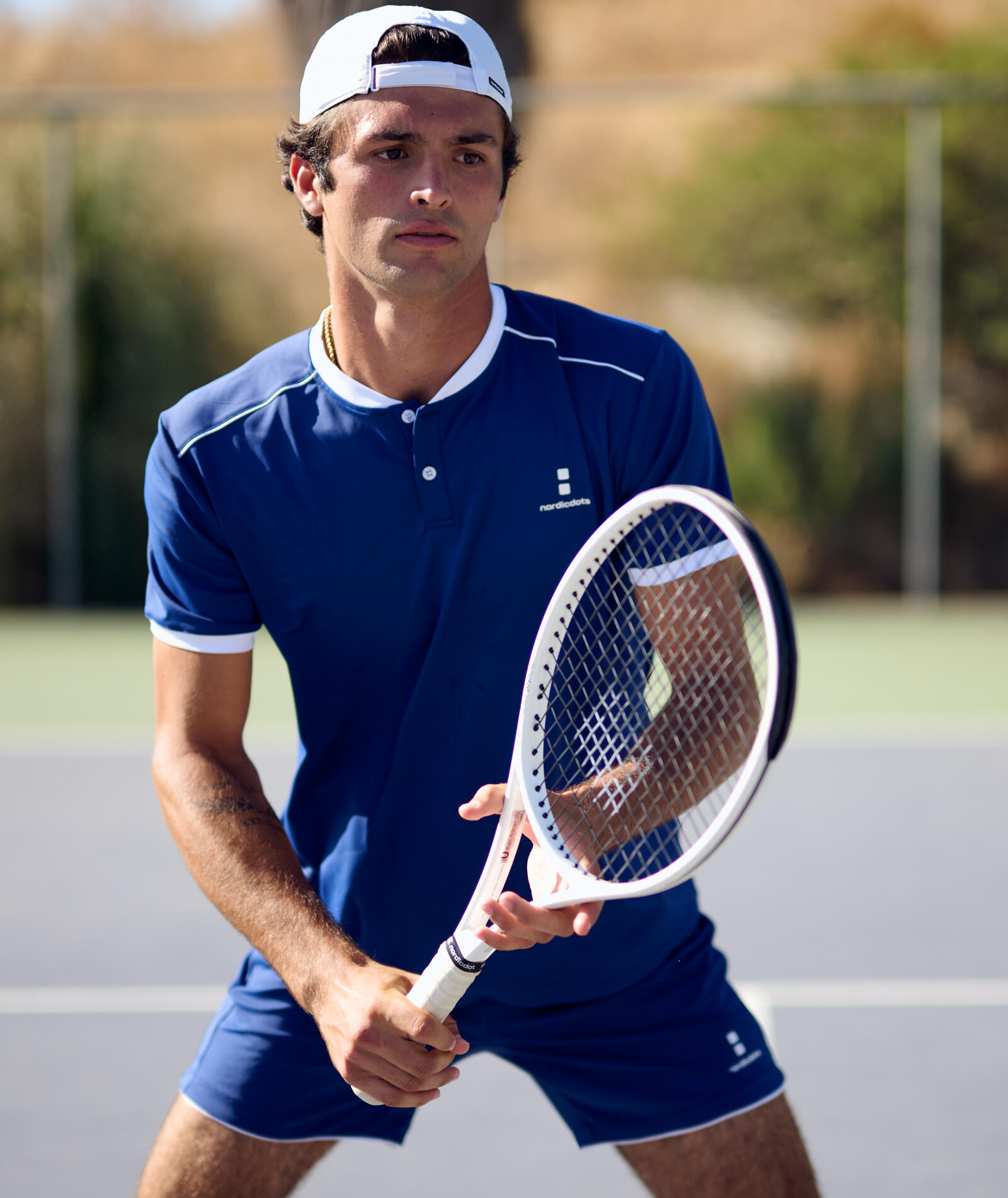 Pro Flex Tennis/Padel Polo Herren Marineblaue 2/2