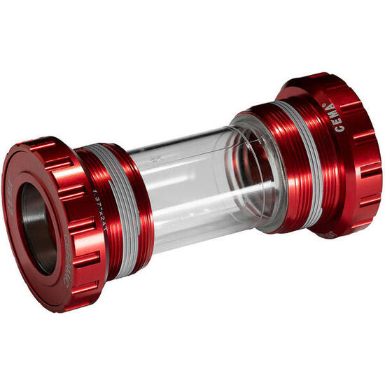 Shimano Cema movimento centrale ceramico rosso.