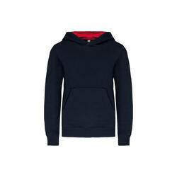 Sweatshirt à capuche enfant Kariban Contrastée